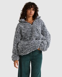 Loved Up - Half Zip Fleece for Women  UBJFT00205