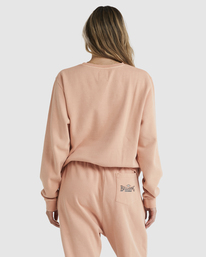 3 Surfed Out Fleece Crew Orange UBJFT00207 Billabong