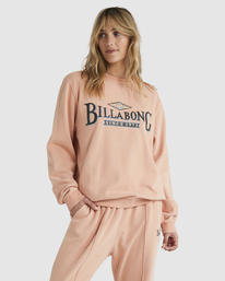 1 Surfed Out Fleece Crew Orange UBJFT00207 Billabong