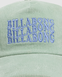 5 Set The Tone Cap Green UBJHA00248 Billabong
