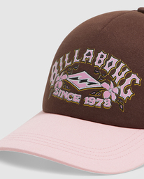 2 Throwback Trucker Cap Brown UBJHA00301 Billabong
