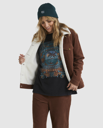 2 Candy Cord Jacket Brown UBJJK00115 Billabong