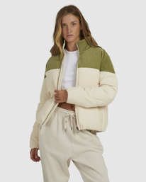 0 Lakeside Cord Puffer Jacket  UBJJK00123 Billabong