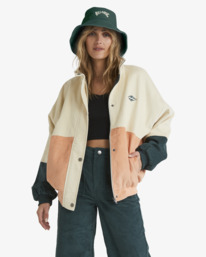 1 Tone Refresh - Chaqueta de Pana Orgánica para Mujer Multicolor UBJJK00128 Billabong