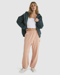 5 Set The Tone - Chaqueta de Pana para Mujer Verde UBJJK00129 Billabong