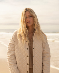 0 Lets Go Shacket Beige UBJJK00133 Billabong