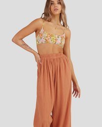 4 Follow Me High-Rise Elastic Waist-Waist Pants  UBJNP00116 Billabong