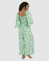 2 On My Mind Isle Wide Leg Beachy Pants Green UBJNP00150 Billabong