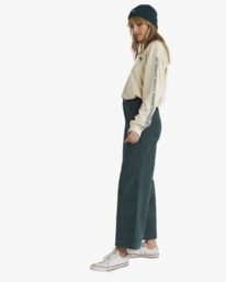 2 Sea Tone - Wide Leg Trousers for Women Green UBJNP00157 Billabong