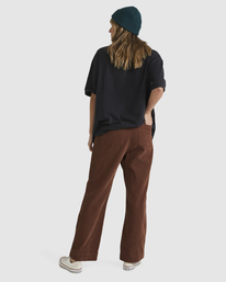 billabong, Groove On - Corduroy Trousers for Women, DARK CHOC (cra0) Groove On - Corduroy Trousers for Women UBJNP00160