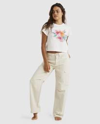 3 Leia Light Pants White UBJNP00178 Billabong