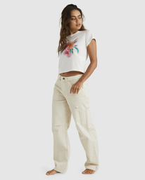 1 Leia Light Pants White UBJNP00178 Billabong