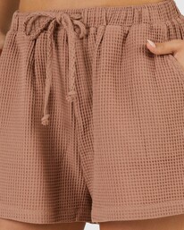 3 Locked On You Elastic Shorts Brown UBJNS00169 Billabong