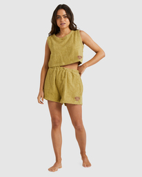 4 Tiki Babe Shorts Yellow UBJNS00179 Billabong