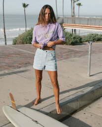 Set The Tone - Corduroy Shorts for Women  UBJNS00193