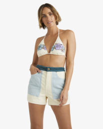Set The Tone - Corduroy Shorts for Women  UBJNS00193