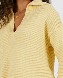 4 Its Cool Out Sweater Yellow UBJSW00122 Billabong