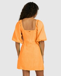 3 De La Sol - Robe courte pour Femme Orange UBJWD00132 Billabong