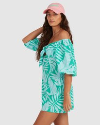 3 Mystic Beach Printed Mini Dress Blue UBJWD00142 Billabong