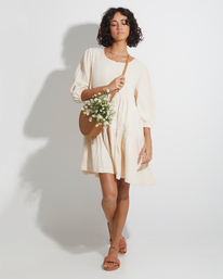 1 Valentine Tiered Mini Dress White UBJWD00171 Billabong