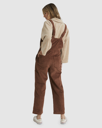 billabong, So Stoked - Dungarees for Women, DARK CHOC (cra0) So Stoked - Dungarees for Women UBJWD00307