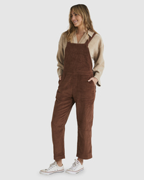 1 So Stoked Overalls Brown UBJWD00307 Billabong