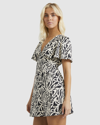 1 La Cala Dress Beige UBJWD00313 Billabong