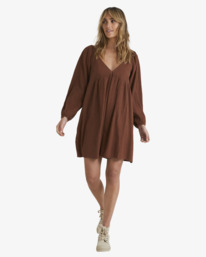4 Luna Dress Brown UBJWD00318 Billabong