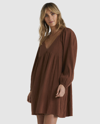 1 Luna Mini Dress Brown UBJWD00318 Billabong