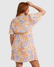 3 Your Fav - Jurk met Pofmouwen voor Dames White UBJWD00320 Billabong