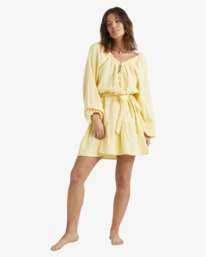 4 Maggie Dress Yellow UBJWD00321 Billabong