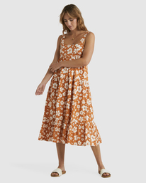 4 Lolita Shine On Dress Beige UBJWD00338 Billabong