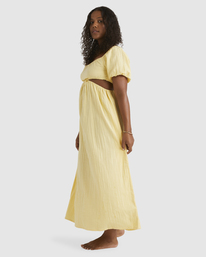 2 On The Coast Dress Yellow UBJWD00345 Billabong