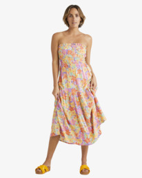 4 Haven Stella Midi Dress Purple UBJWD00378 Billabong