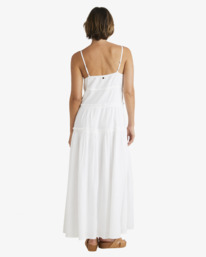 2 High Tides Maxi Dress White UBJWD00380 Billabong