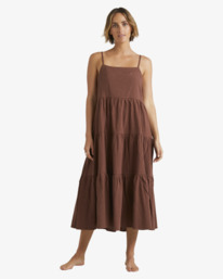 4 Lost Love Dress Brown UBJWD00389 Billabong