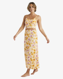 1 Willful Dreams Midi Moment Skirt Multicolor UBJWK00166 Billabong