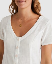 4 Breeze Easy Playsuit White UBJWO03000 Billabong