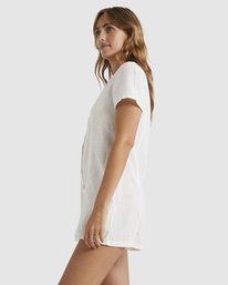 3 Breeze Easy Playsuit White UBJWO03000 Billabong