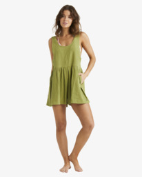 1 Cabo Playsuit Green UBJWO03001 Billabong