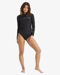 1 Serenity Long Sleeve Rash Vest Black UBJWR00106 Billabong