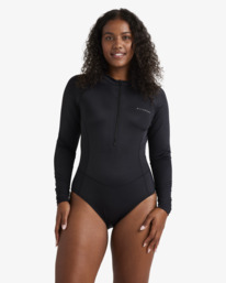 6 Serene Sunshirt Bodysuit Black UBJWR00119 Billabong