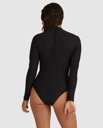 2 Tanlines Bodysuit Rash Vest Black UBJWR00150 Billabong