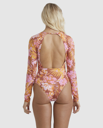 1 Copacabana Bodysuit Rash Vest Brown UBJWR03004 Billabong