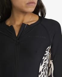 3 La Cala Off Shore Rash Vest Black UBJWR03006 Billabong