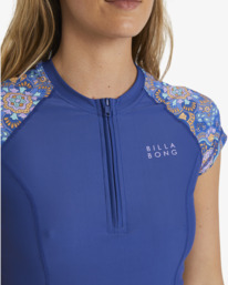 3 Summerside Point Break Rash Vest Purple UBJWR03022 Billabong