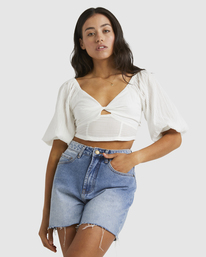 1 Del Sole Top White UBJWT00122 Billabong