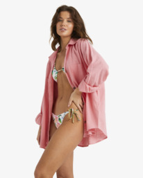 1 Soft Swell Eco Blouse Pink UBJWT00146 Billabong