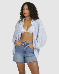 1 Blue Bell Long Sleeve Shirt Blue UBJWT00157 Billabong