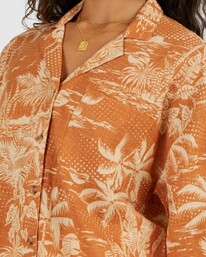 5 Dream Days Short Sleeve Shirt Yellow UBJWT00165 Billabong